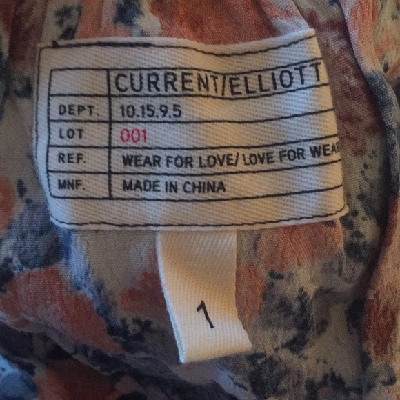 Current/Elliot Nordstrom floral off shoulder - Picture 5 of 6